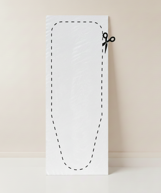 Bügelbrett-Polsterung 140x55 cm – Polyester-Filz, zuschneidbar