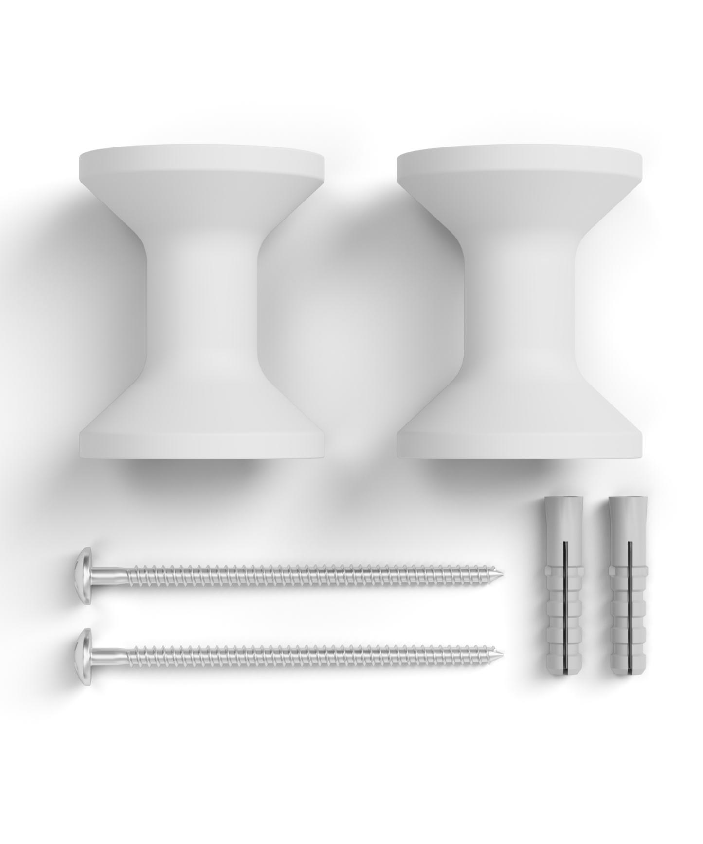 Wandhalterung für Bügelbrett – 2er Set, Weiß